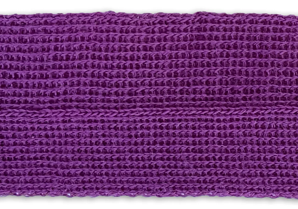 1 3/8" Plum Drop Fold-Over Wool Trim (Made in Japan)