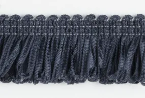 3/4" Marine Blue Fringed Trim