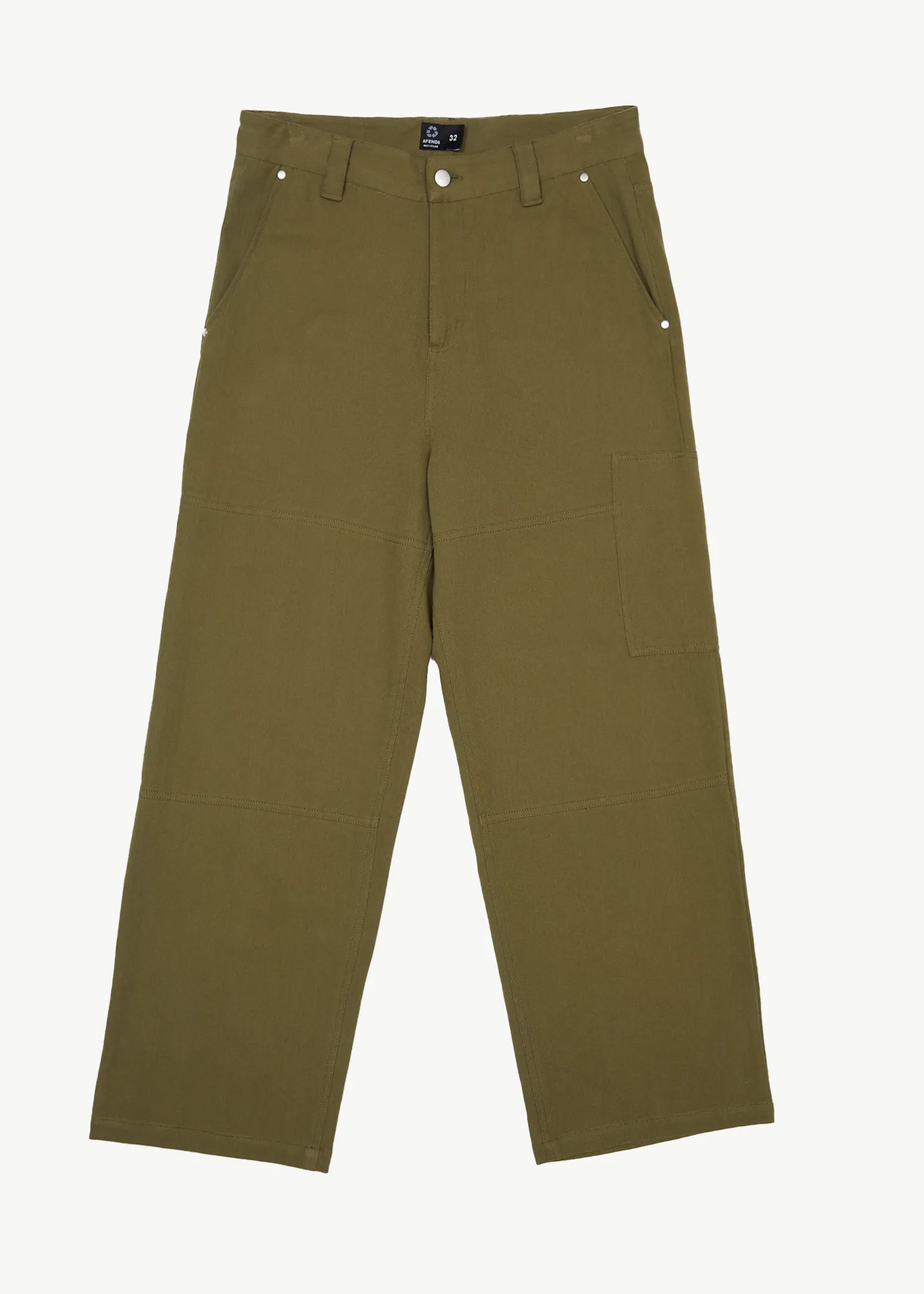 AFENDS Mens Richmond - Carpenter Pants - Military