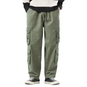 American Straight High Street Trendy Cargo Pants