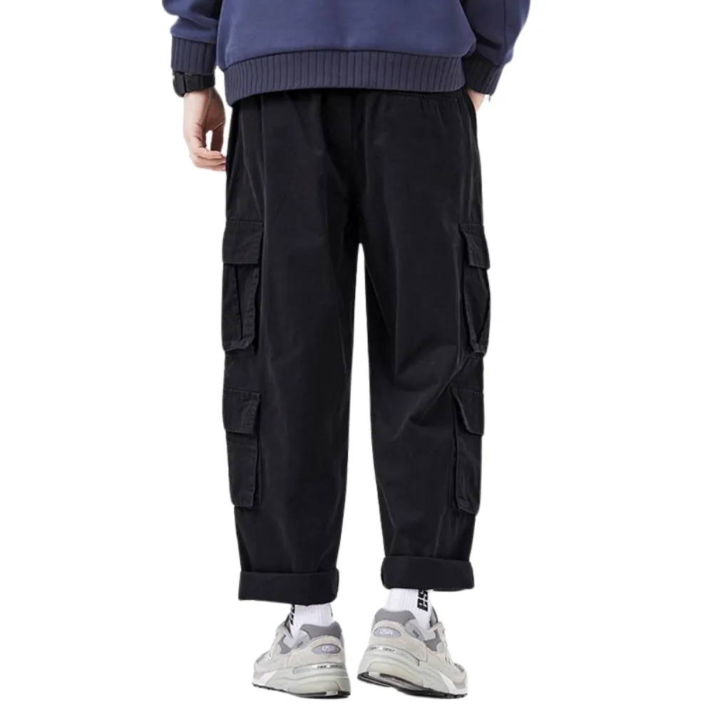 American Straight High Street Trendy Cargo Pants