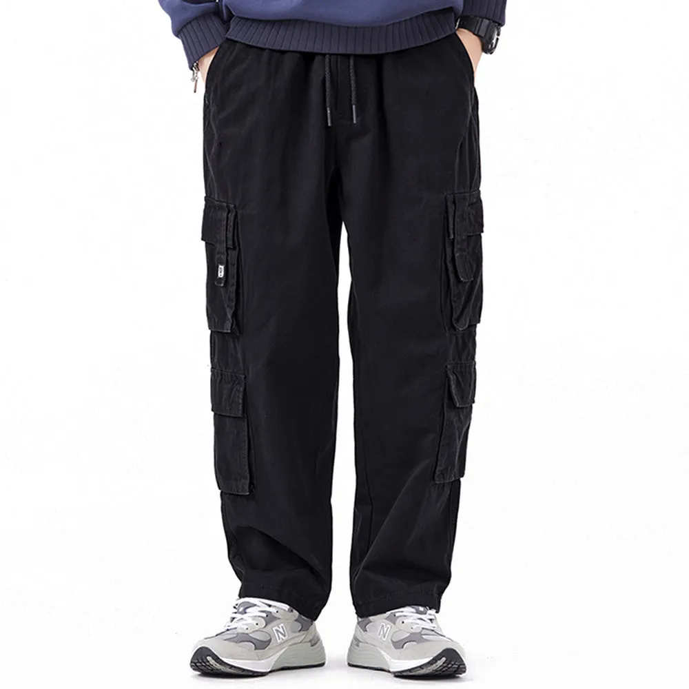 American Straight High Street Trendy Cargo Pants