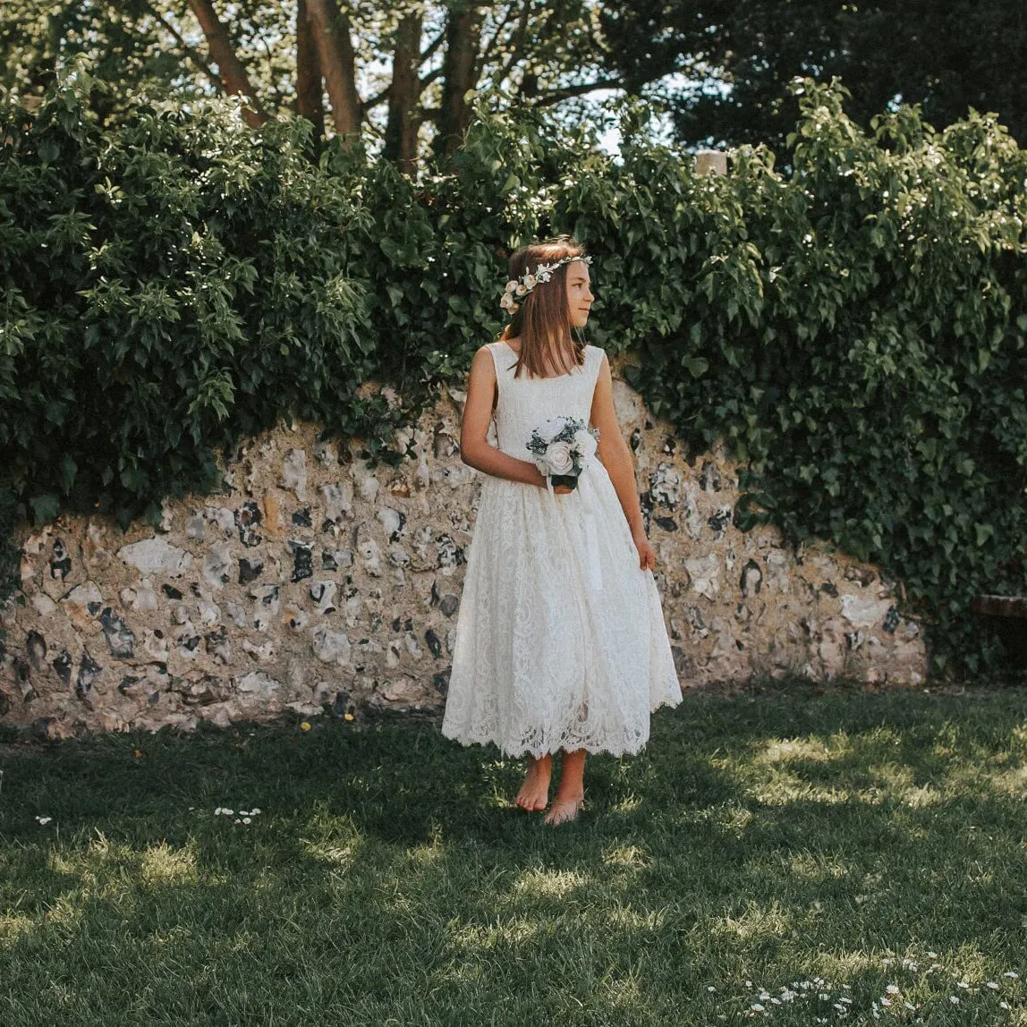 Baby Florence Flower Girl Dress - Lemon