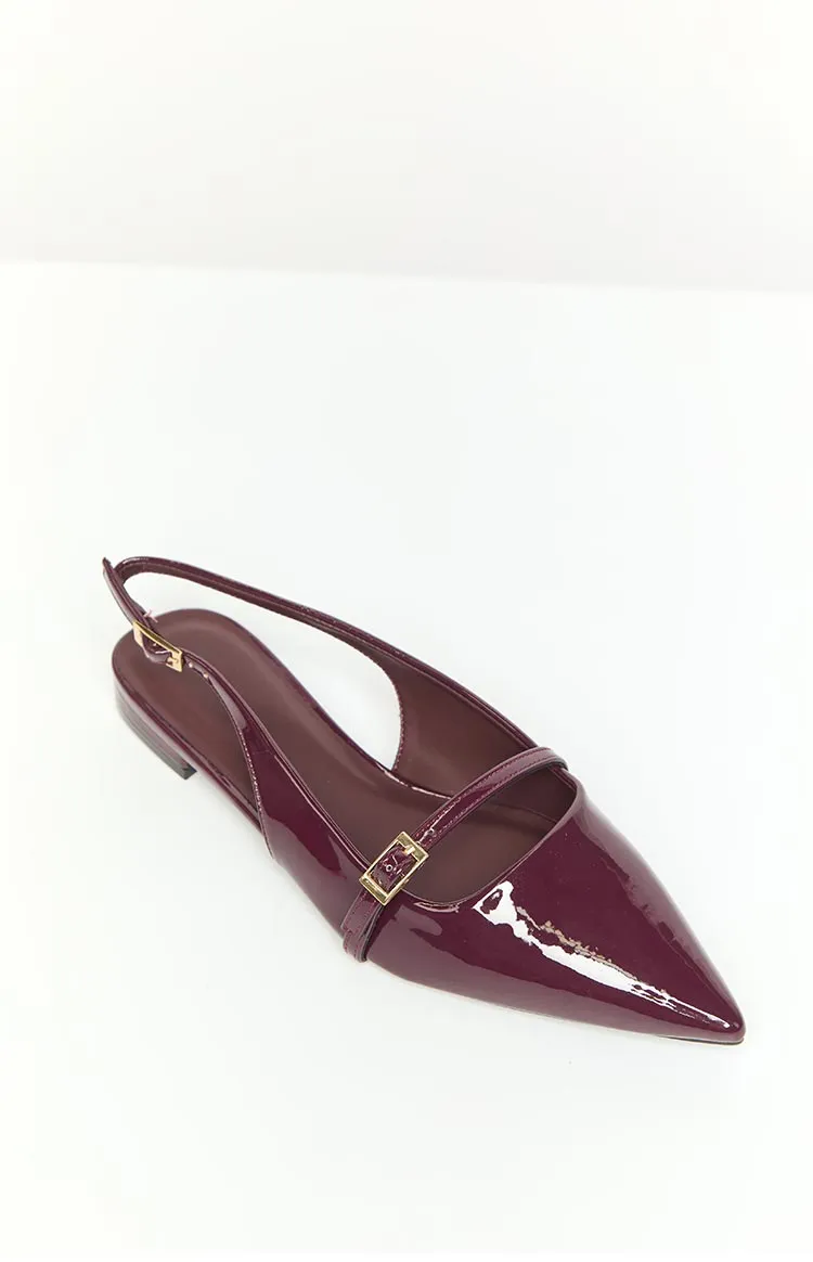 Billini Ilie Mulberry Patent Mules