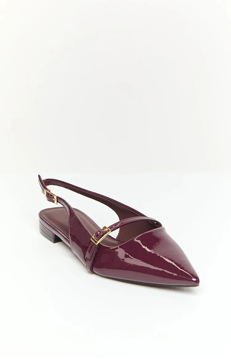 Billini Ilie Mulberry Patent Mules