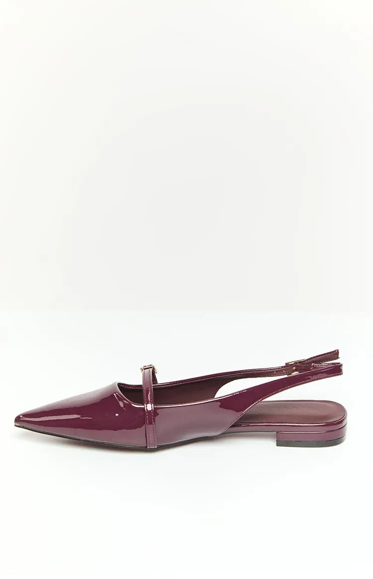 Billini Ilie Mulberry Patent Mules