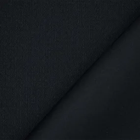 Black Polyester Dobby Woven Bonded Layer Stretch Spandex Jacketing Fabric