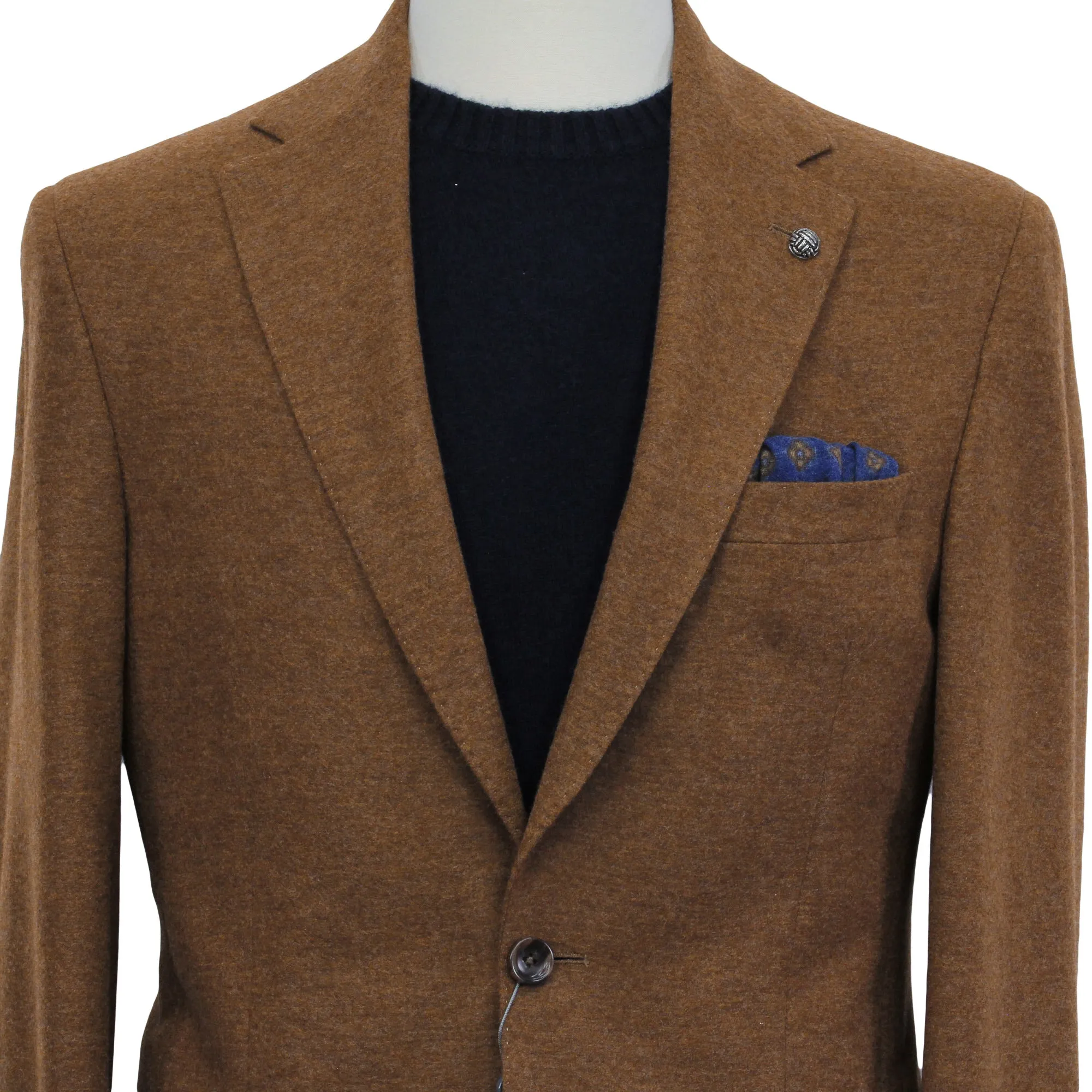 Caramel Loro Piana Cashmere Darwin Contemporary Fit Sport Jacket - Jack Victor