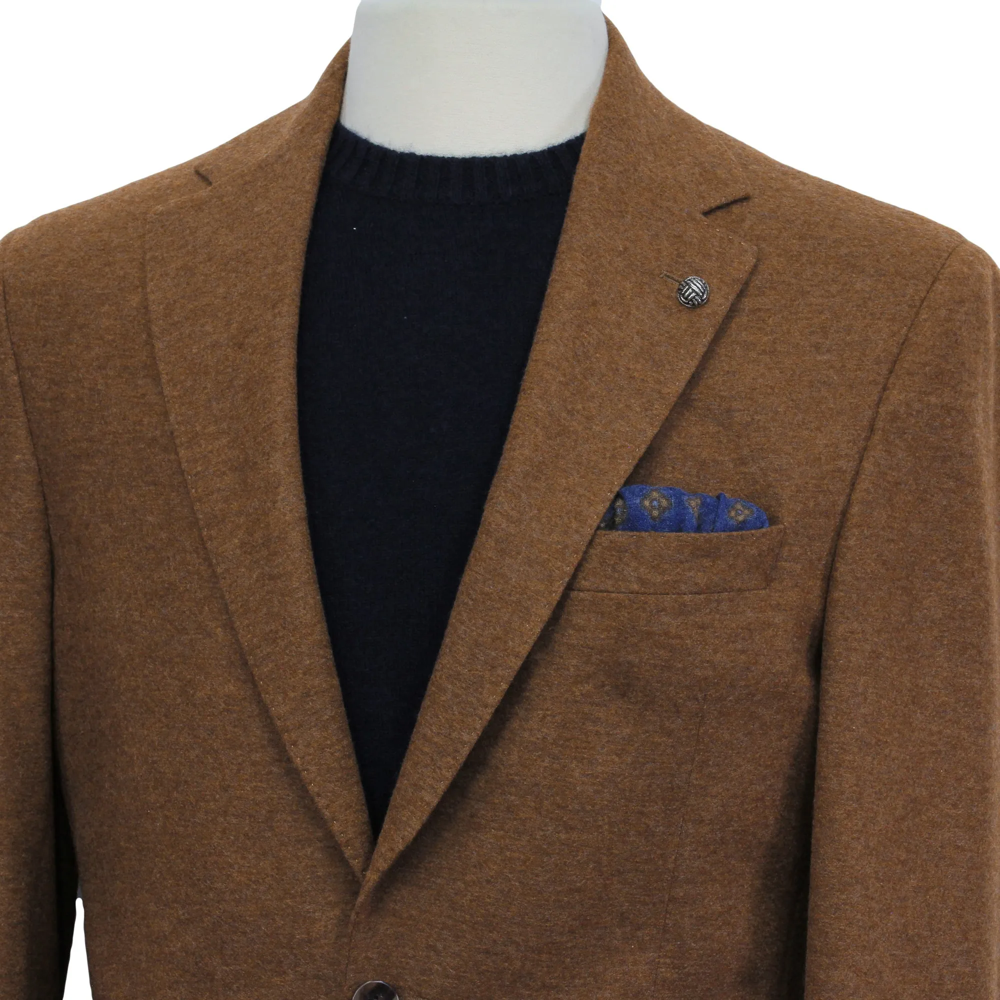 Caramel Loro Piana Cashmere Darwin Contemporary Fit Sport Jacket - Jack Victor