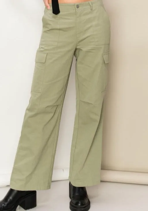 Chiller High Waist Cargo Pants