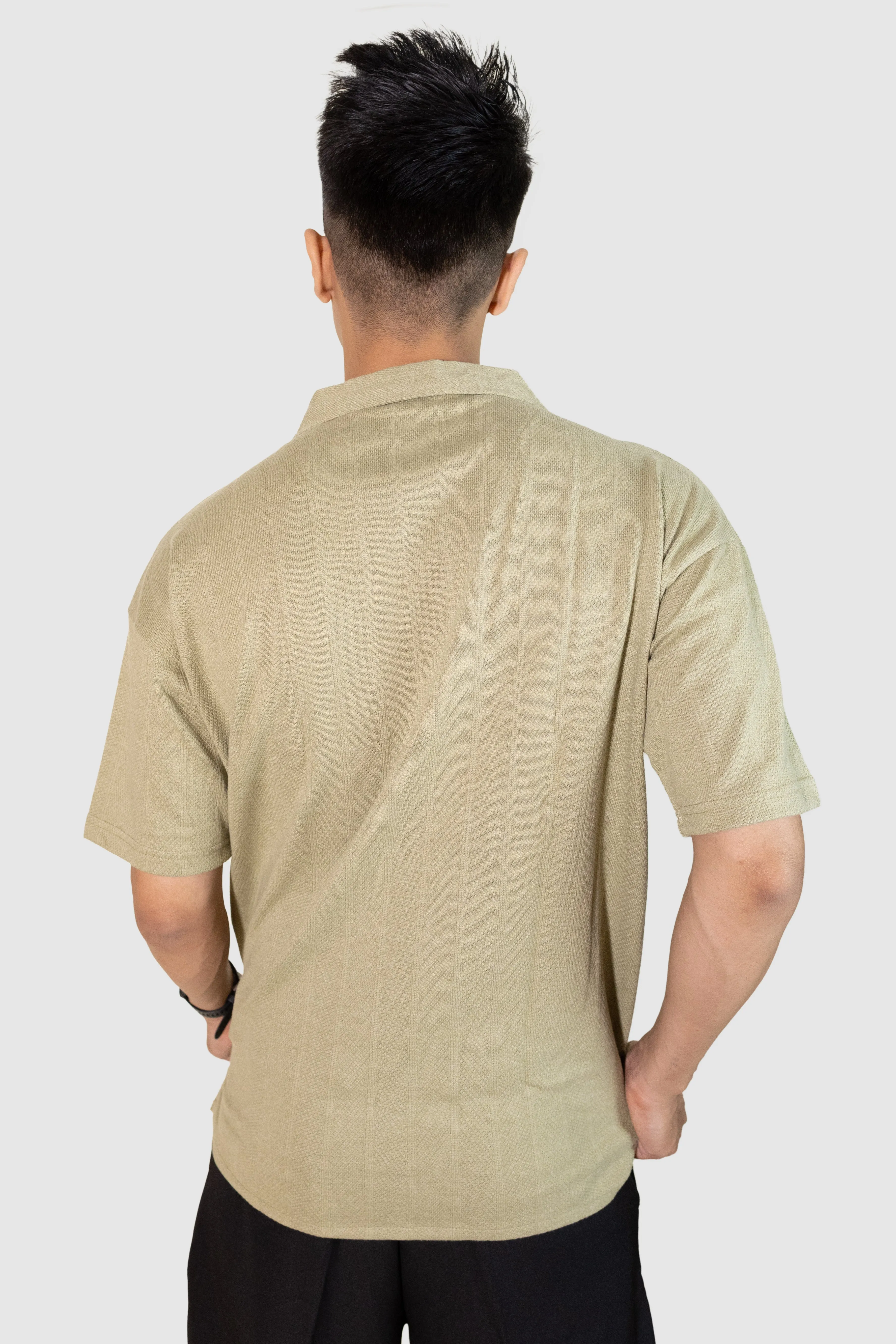 Cuban Stripe Shirt - Light Green