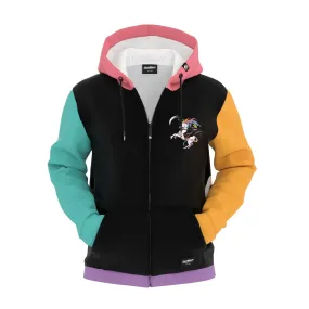 Death Unicorn Zip Up Hoodie