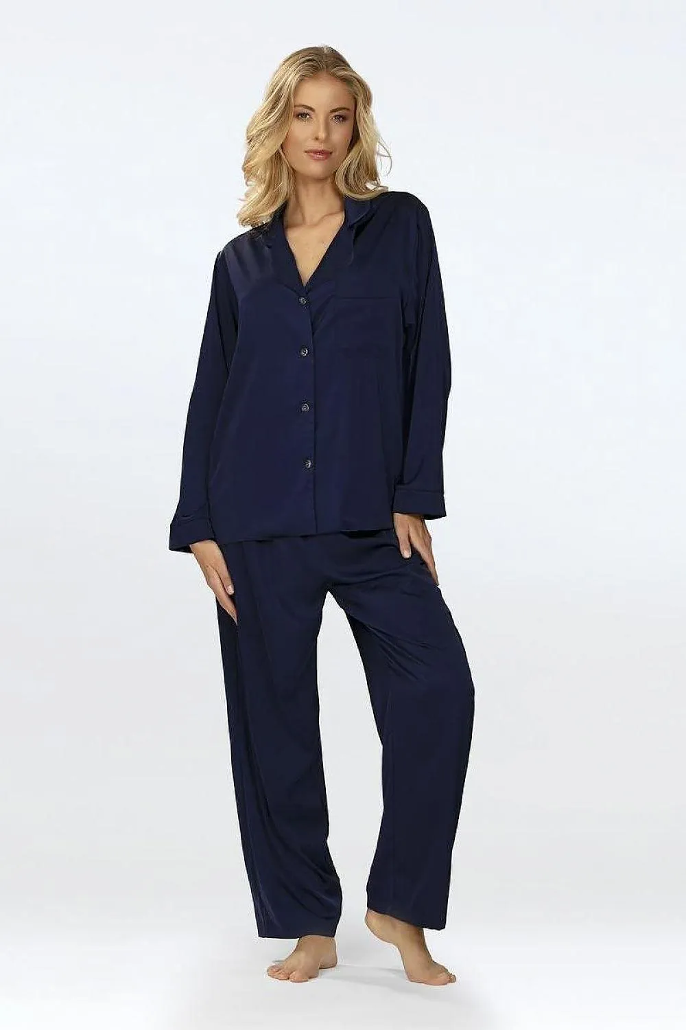 DKaren long pants and long-sleeved top womens pajamas