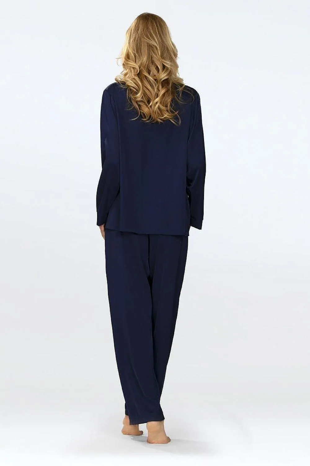 DKaren long pants and long-sleeved top womens pajamas