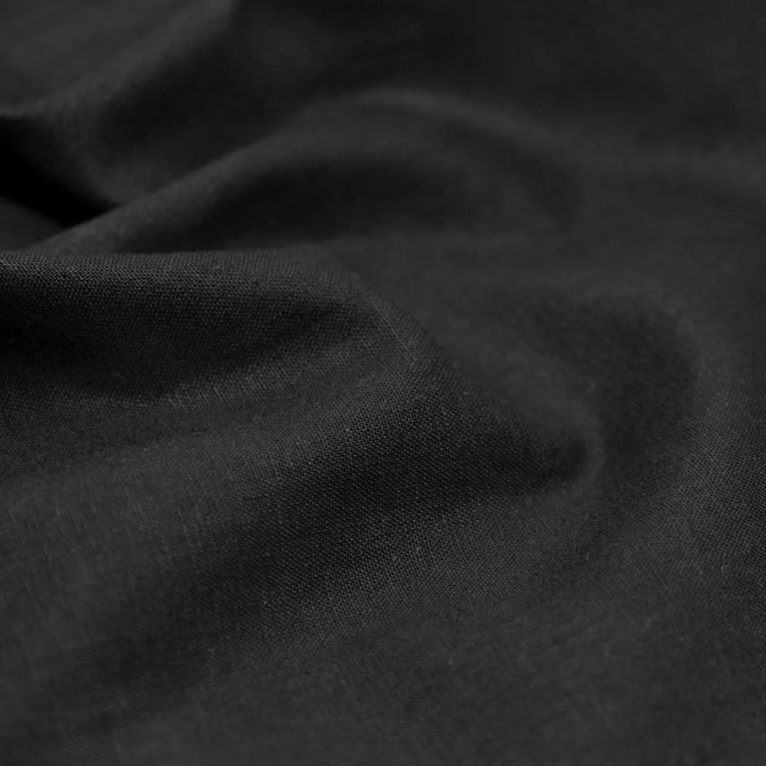 Go-To Cotton Linen Blend - Black