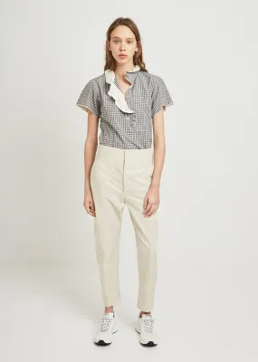 Haloah Coated Linen Trousers