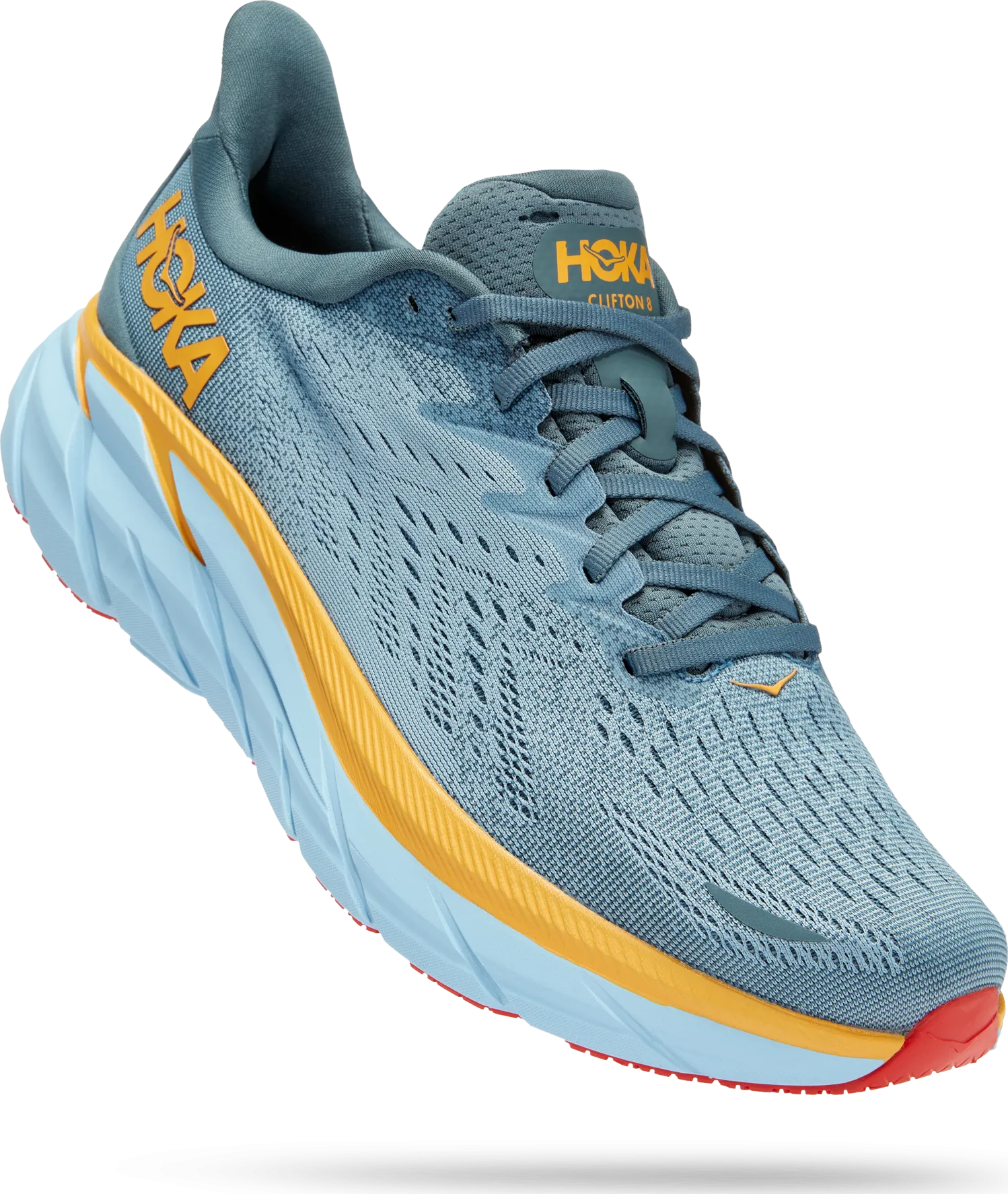 Hoka Men&#x27;s Clifton 8 Goblin Blue/Mountain Spring | Buy Hoka Men&#x27;s Clifton 8 Goblin Blue/Mountain Spring here | Outnorth