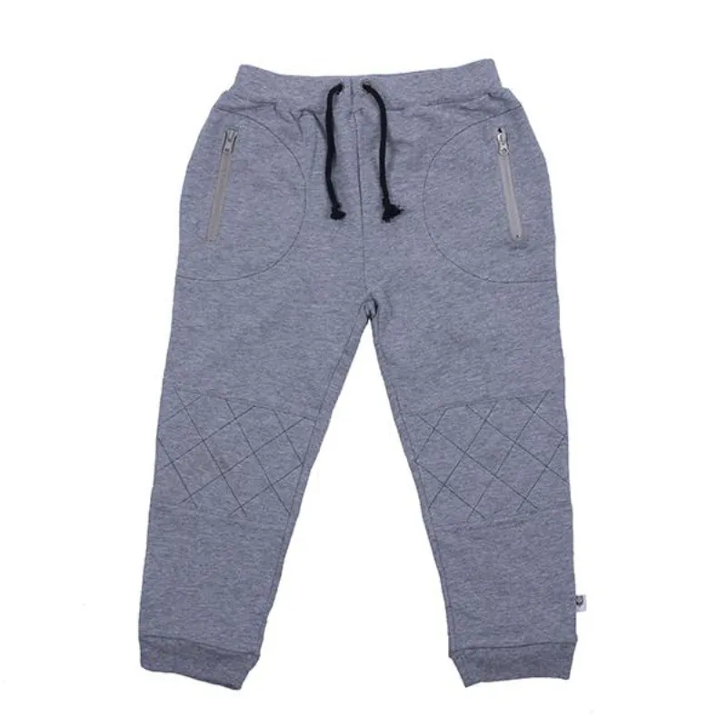 Hoot Kid - Stitches Weekend Pant -Light Grey