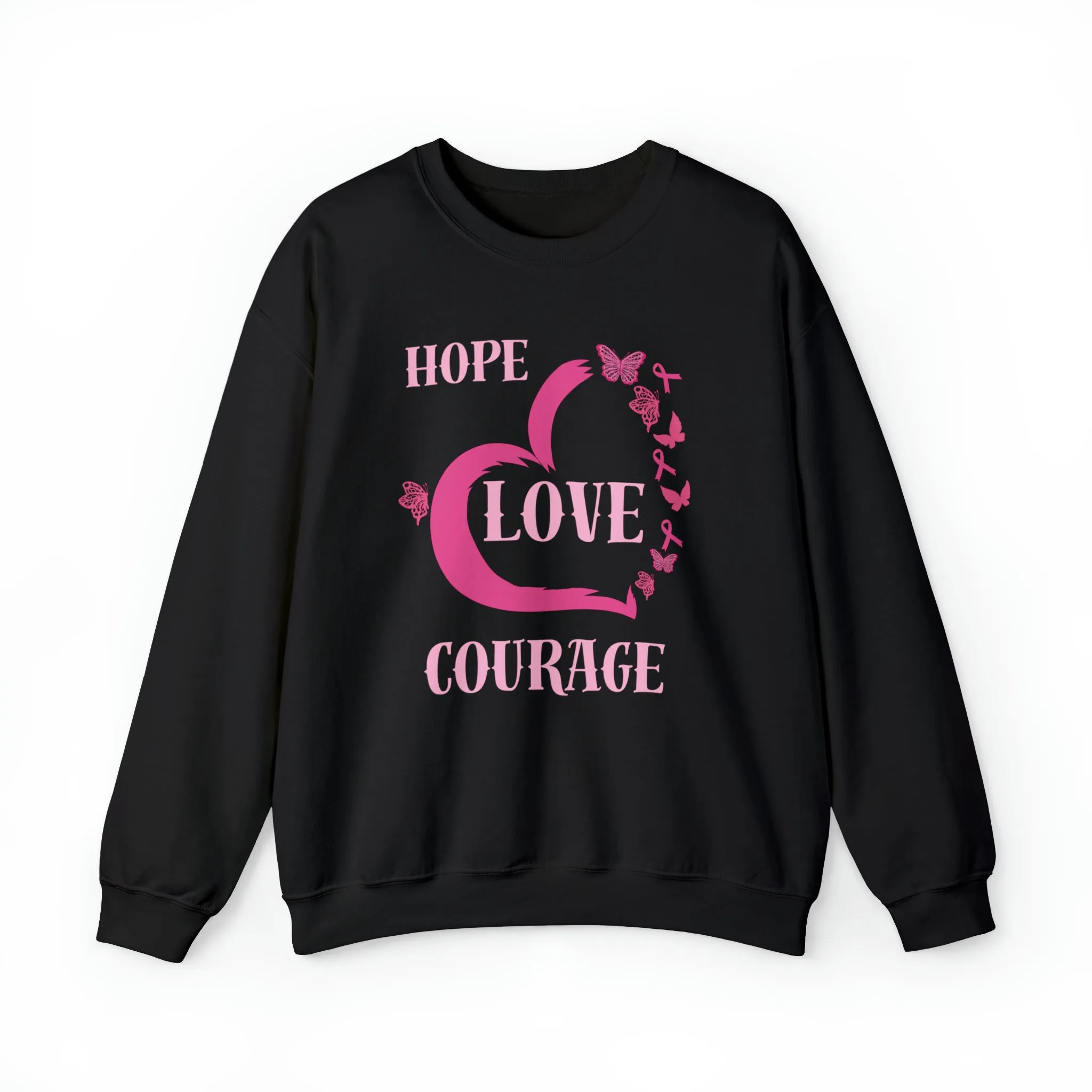 Hope, Love, Courage Unisex Heavy Blend™ Crewneck Sweatshirt