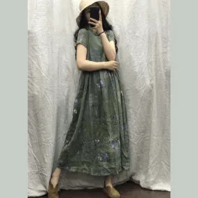 Kira Floral Chinese Dress