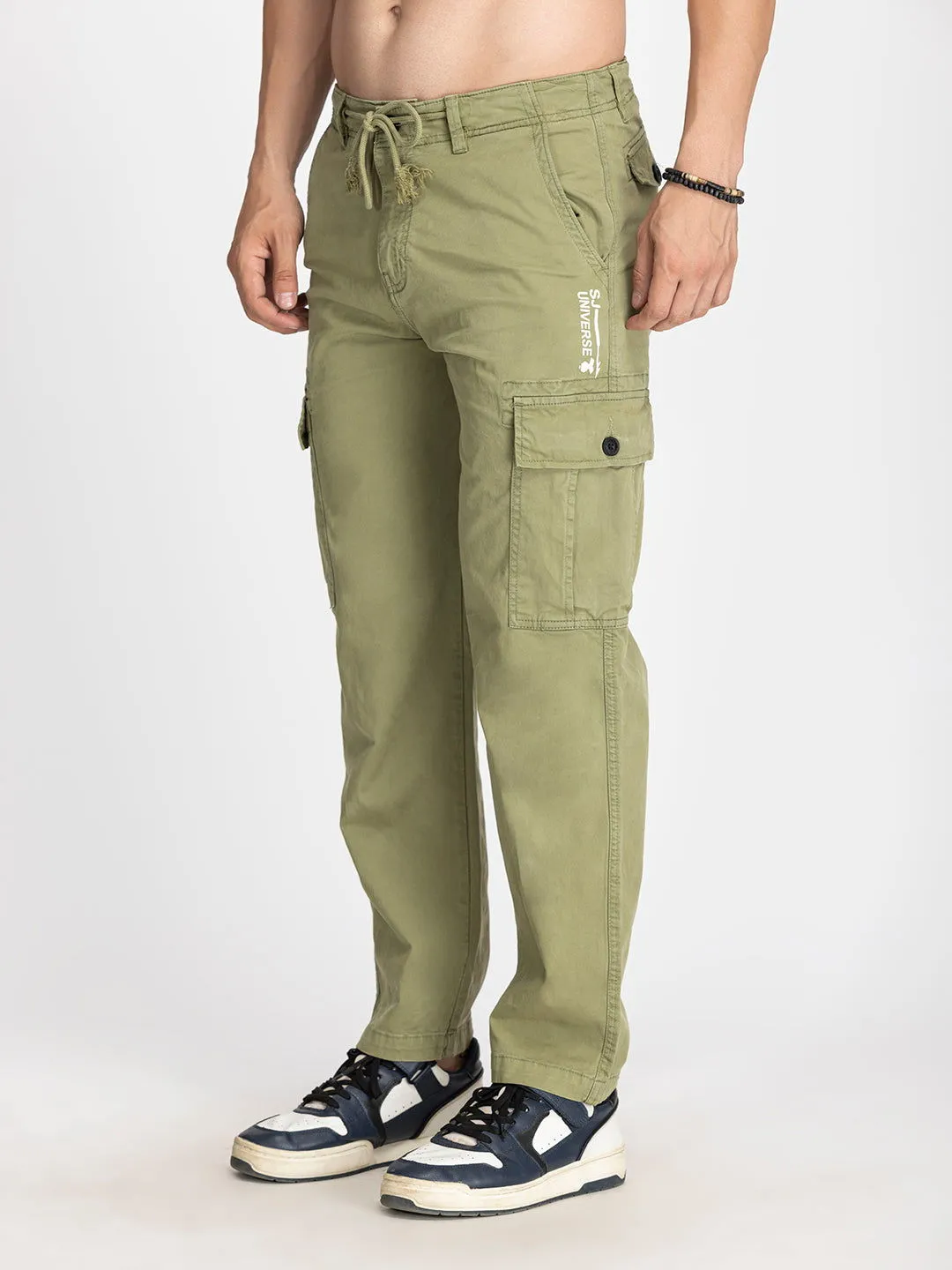 LIGHT GREEN COTTON UNIVERSE CARGO