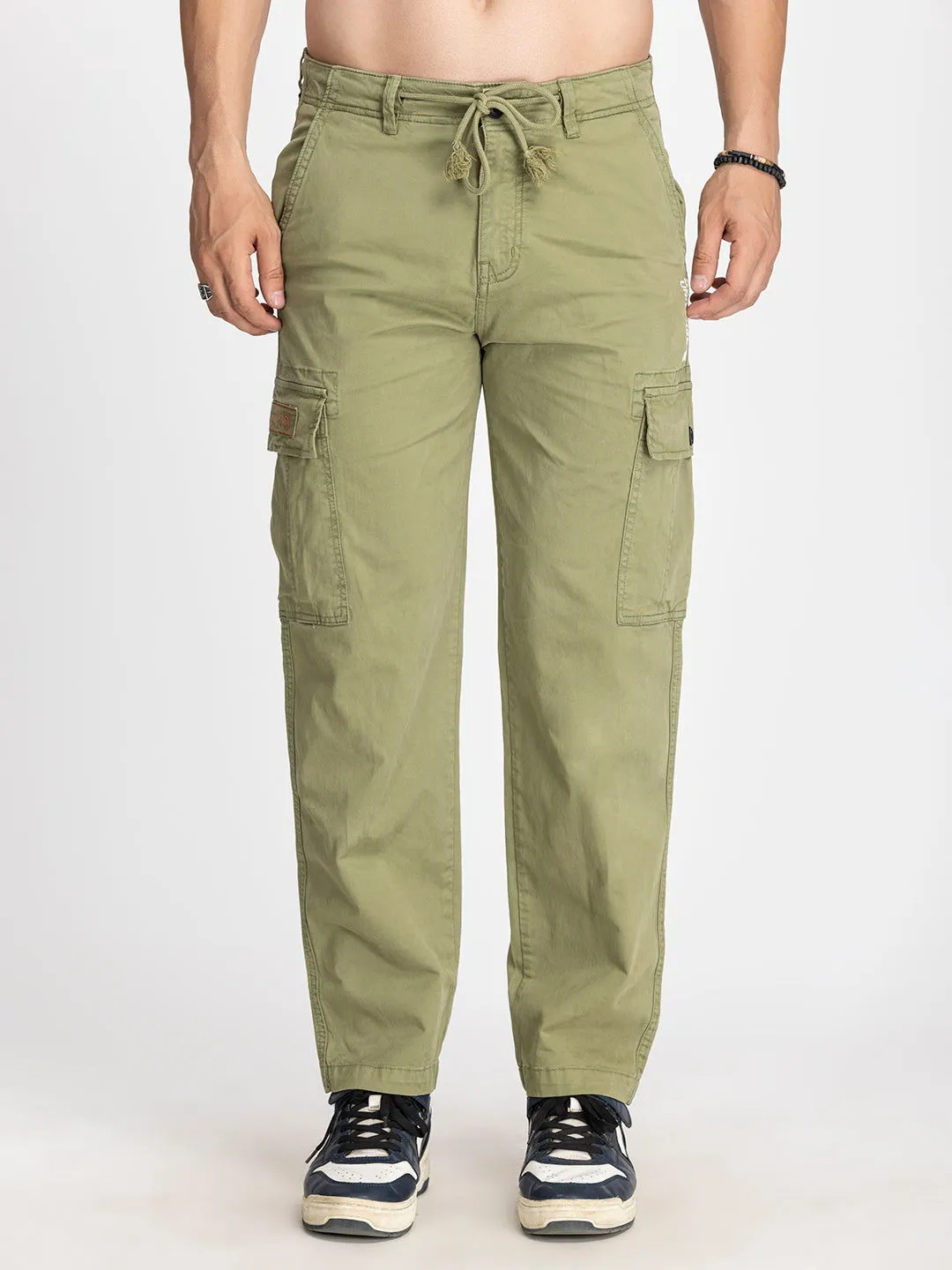 LIGHT GREEN COTTON UNIVERSE CARGO