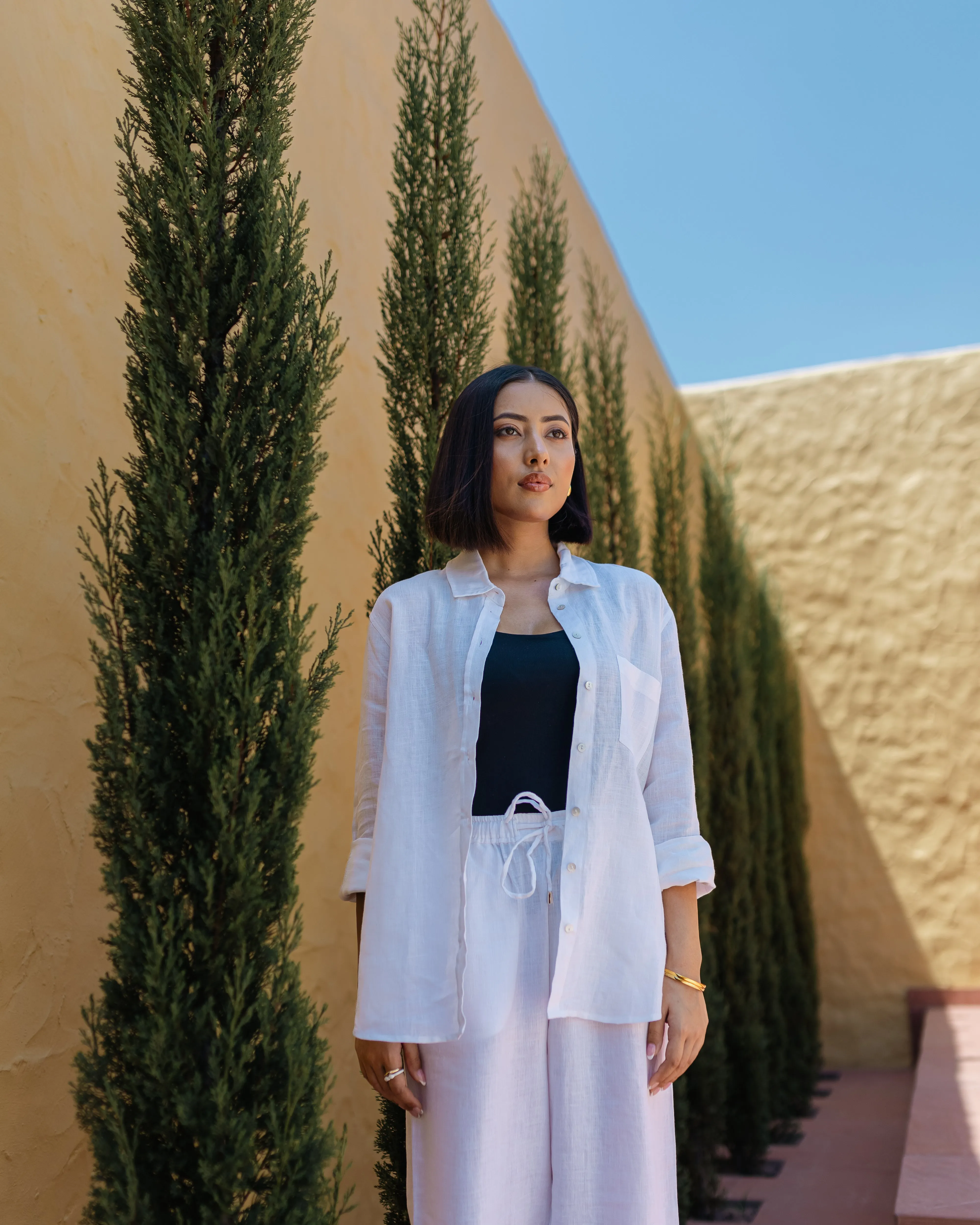 Linen Shirt White