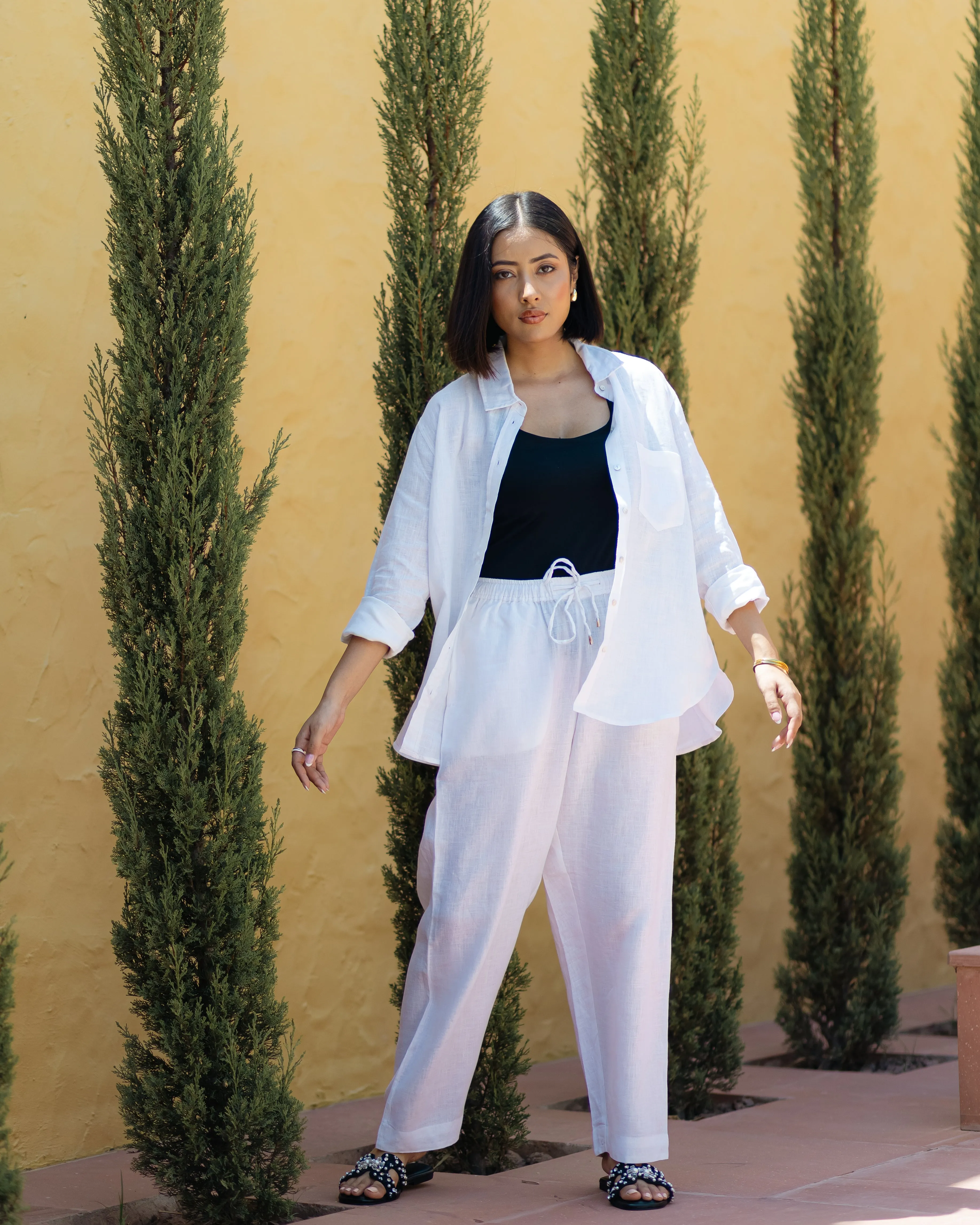 Linen Shirt White