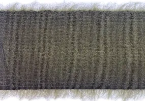 Luxurious Moss Green Mohair Blend Trim (Made in Italy)