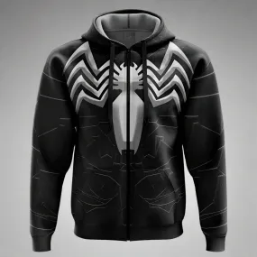 Marvel Venom Zip Up Hoodie