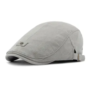 Men's Casual Outdoor Breathable Linen Beret 20746761M