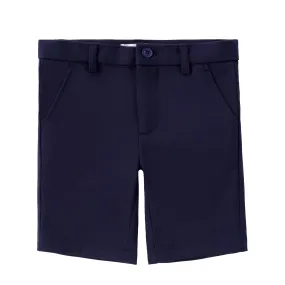 Navy Stretch Shorts