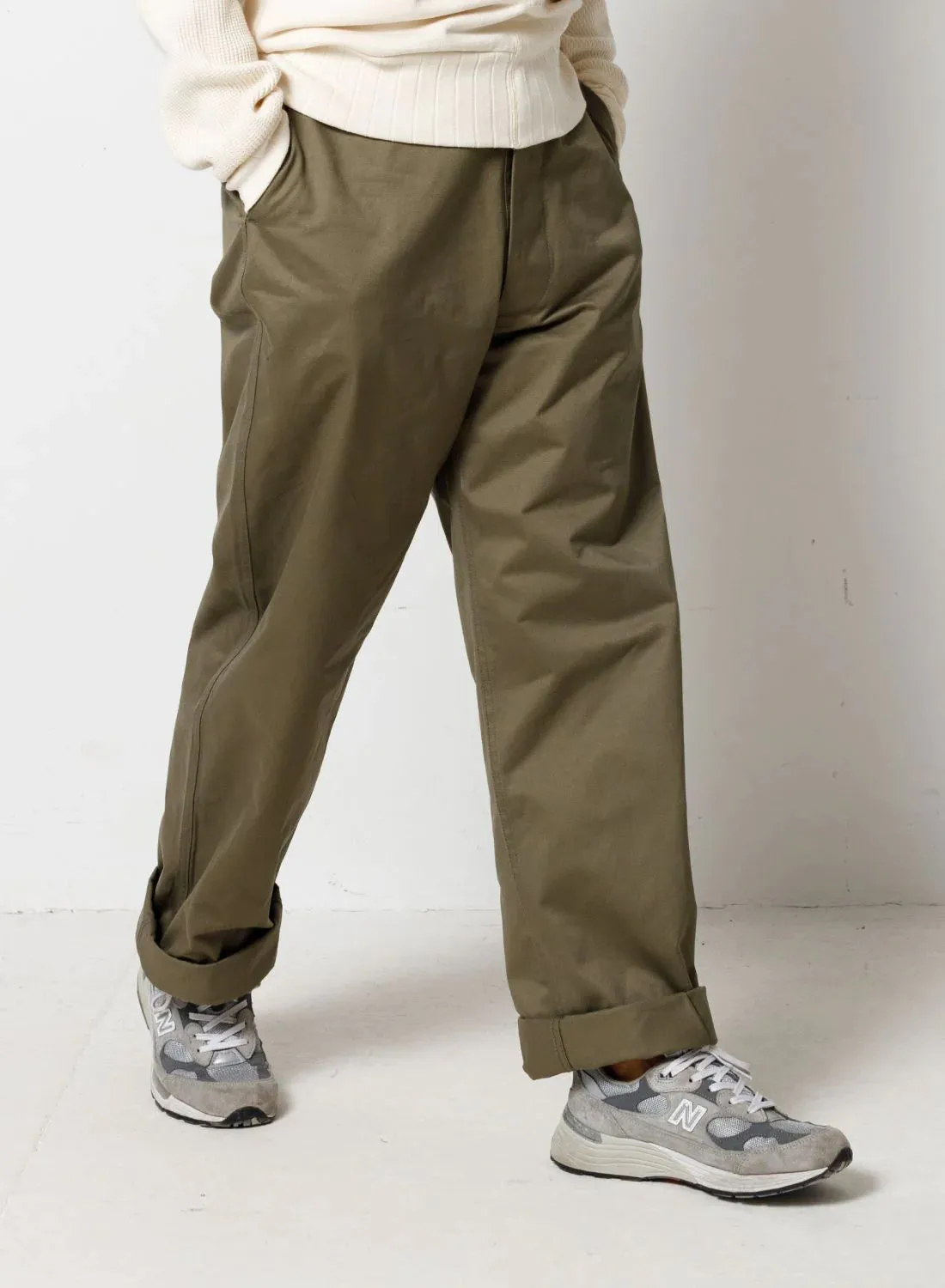 Nigel Cabourn Beige Chino Pants