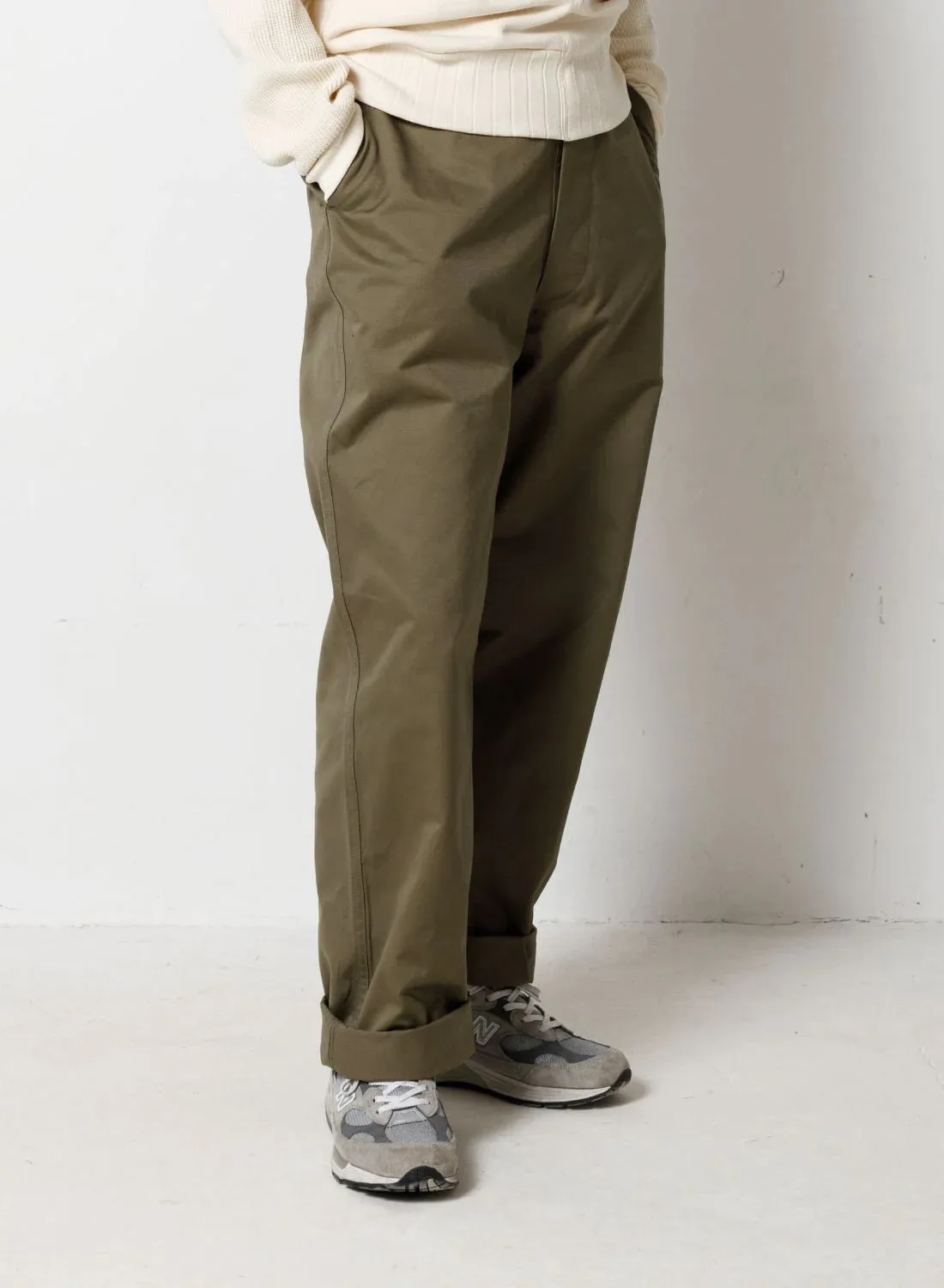 Nigel Cabourn Beige Chino Pants