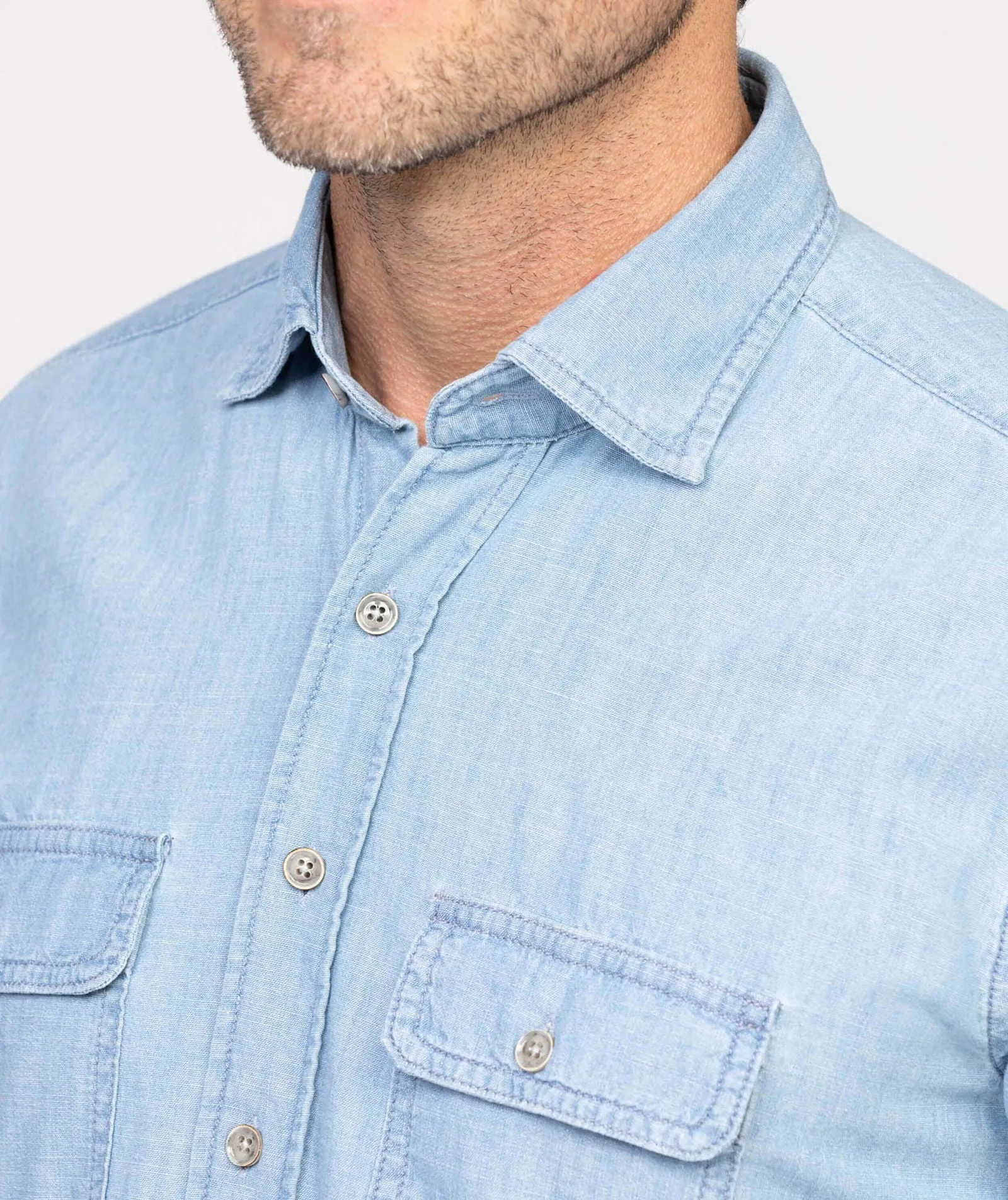 Owen Chambray Work Shirt