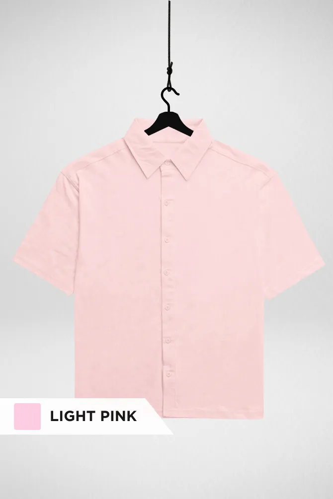 Pack of 3 Oversized Shirts White, Light Pink and Black