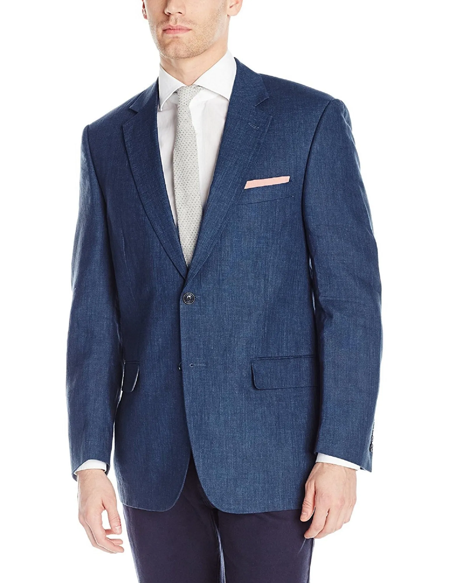 Palm Beach Bradley Navy Linen Suit Separate Jacket