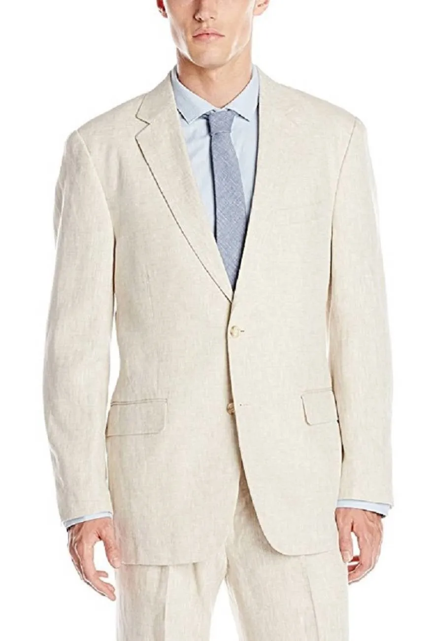 Palm Beach Brock Natural Linen Coat