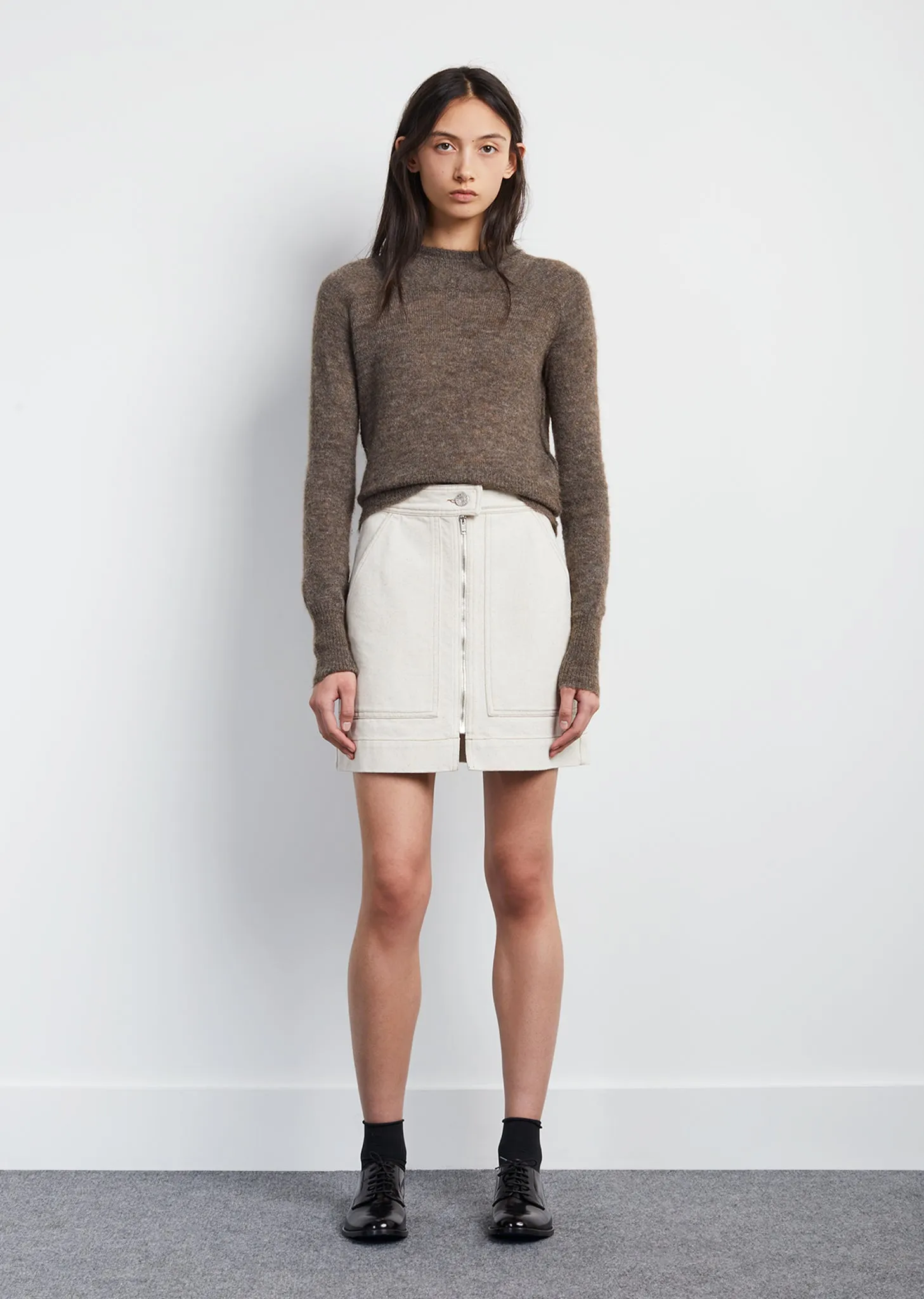 Penelope Zip Front Skirt