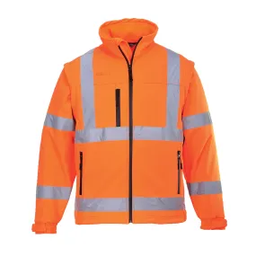 Portwest Hi-Vis Softshell Jacket (3L) (US428ORR)