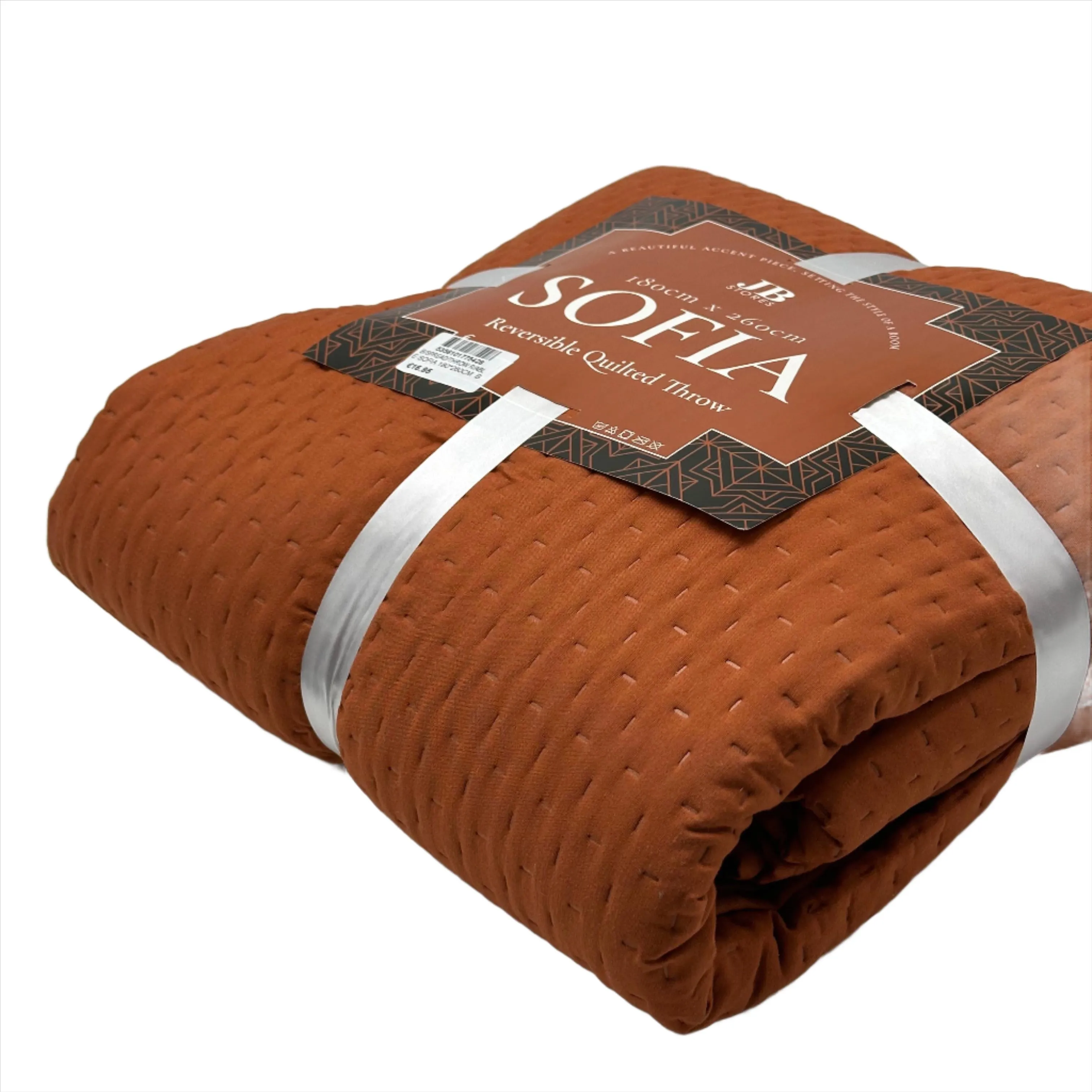 Reversible Quilted Throw Sofia