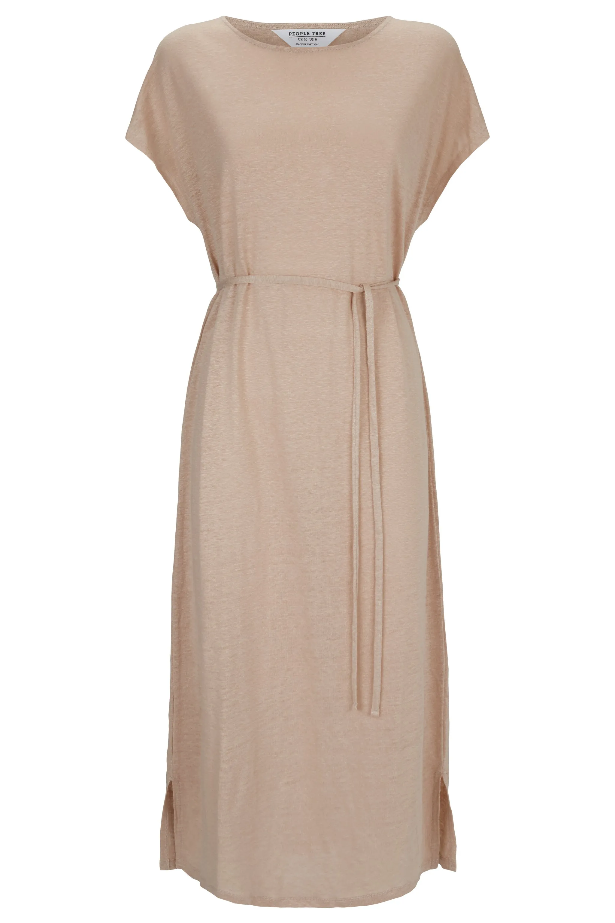 Silvia Linen Dress in Sand