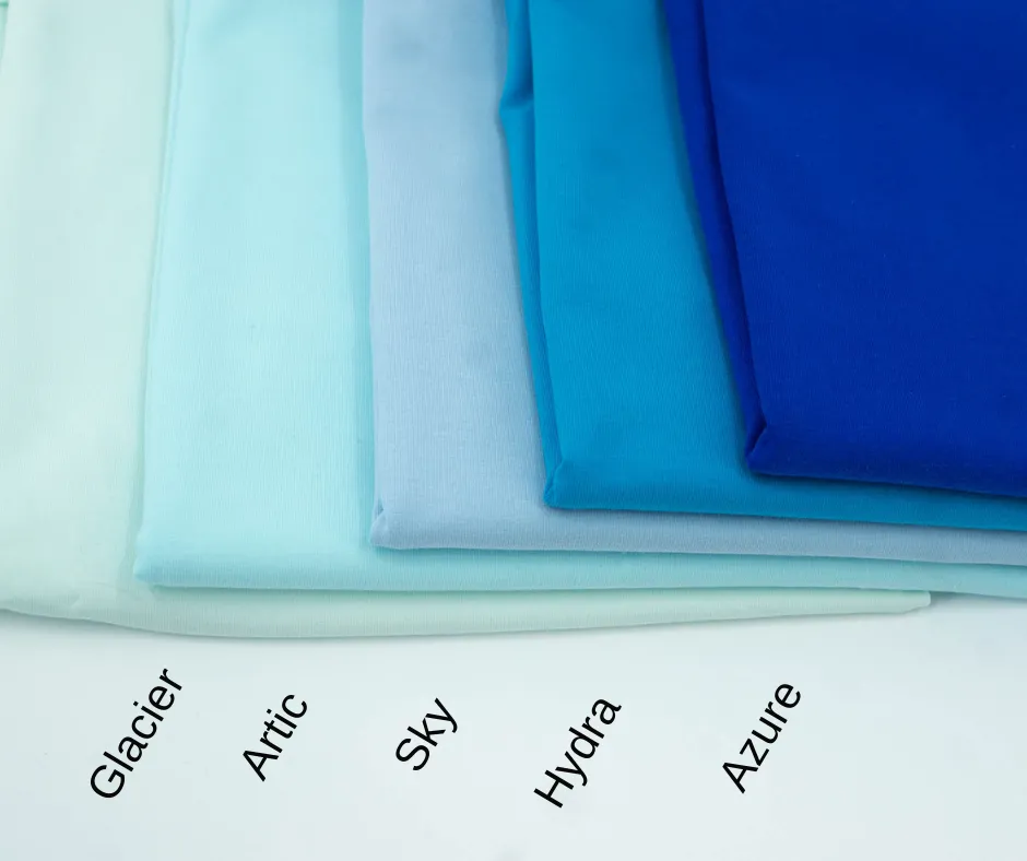 Sky - LUXE Solids Jersey Knit - 1/2 Metre