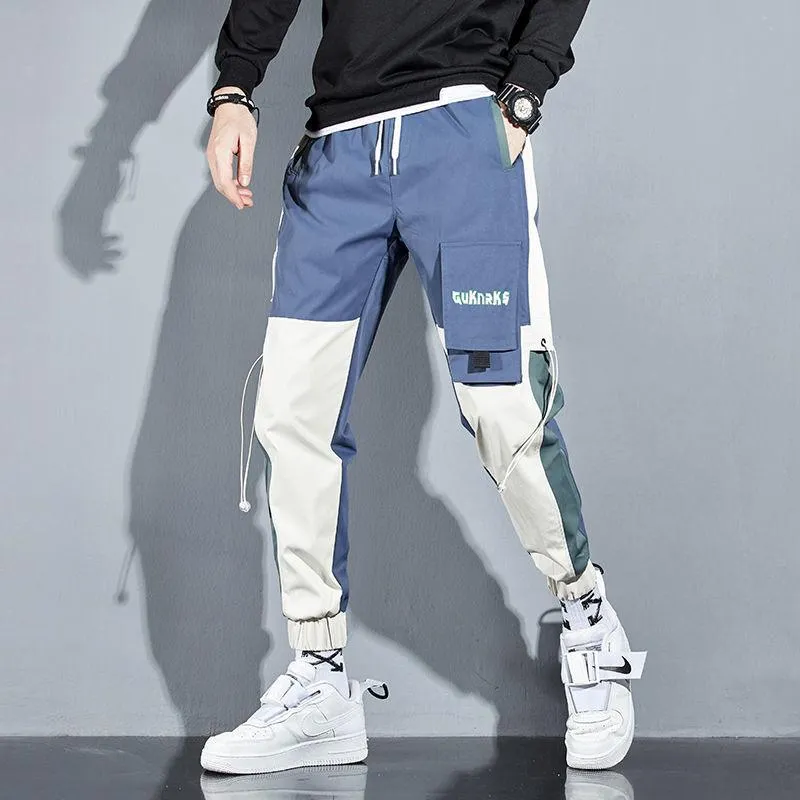 Summer Thin Cargo Pants Trendy Stylish Green Loose Sport Pants