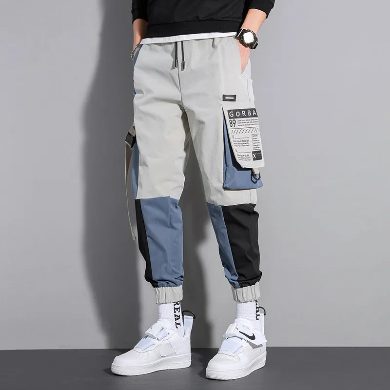 Summer Thin Cargo Pants Trendy Stylish Green Loose Sport Pants