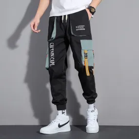 Summer Thin Cargo Pants Trendy Stylish Green Loose Sport Pants