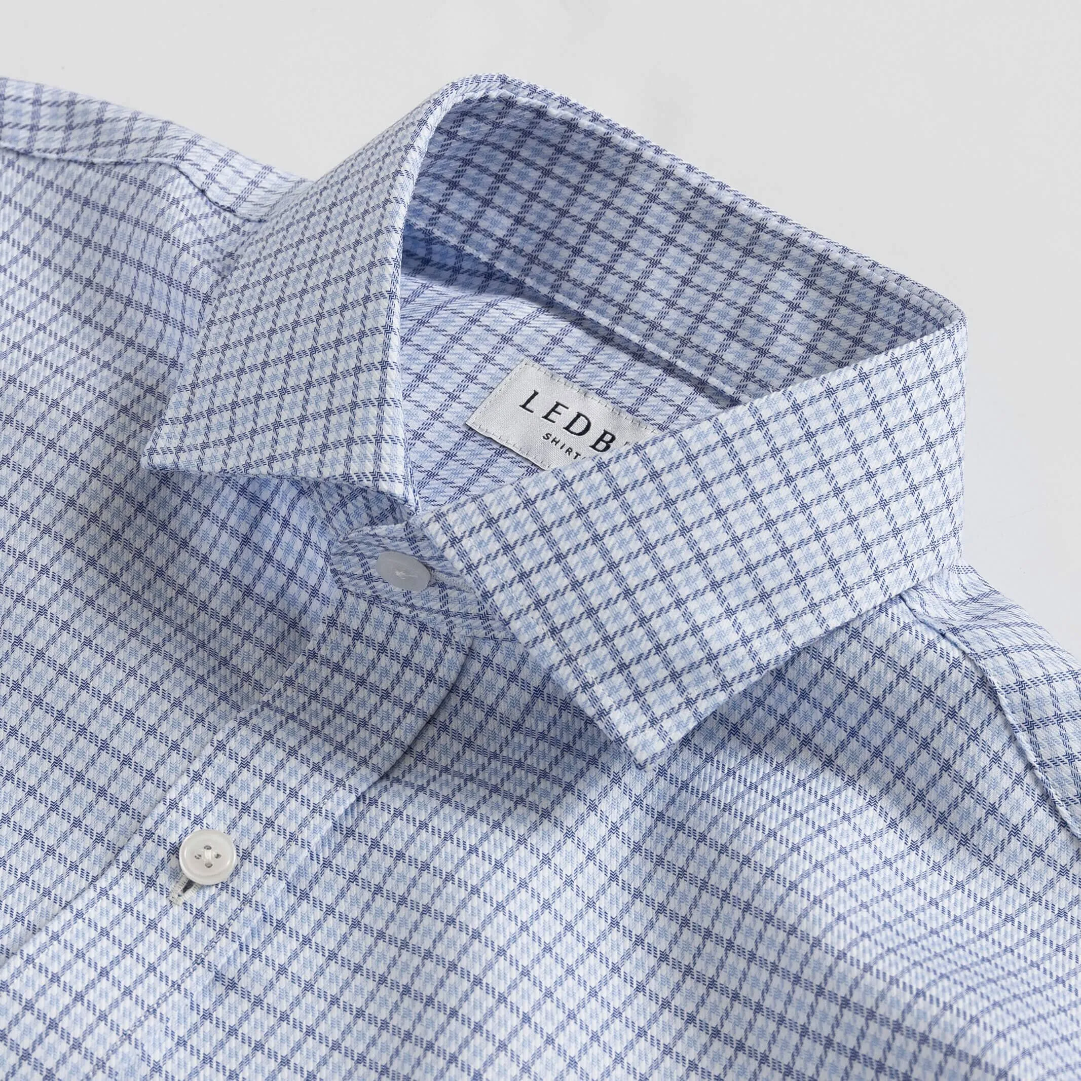 The Navy Carrington Non Iron Twill Custom Shirt