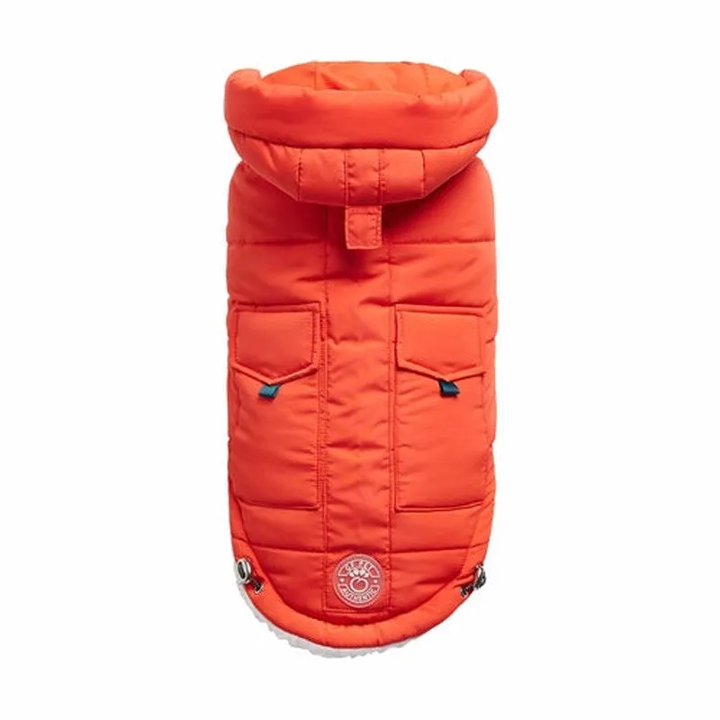 The Puff Parka - Orange: Cozy Warmth for Stylish Dogs