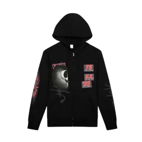 Travis Scott Summer Run 2023 Zip-Up Hoodie - Black (London)