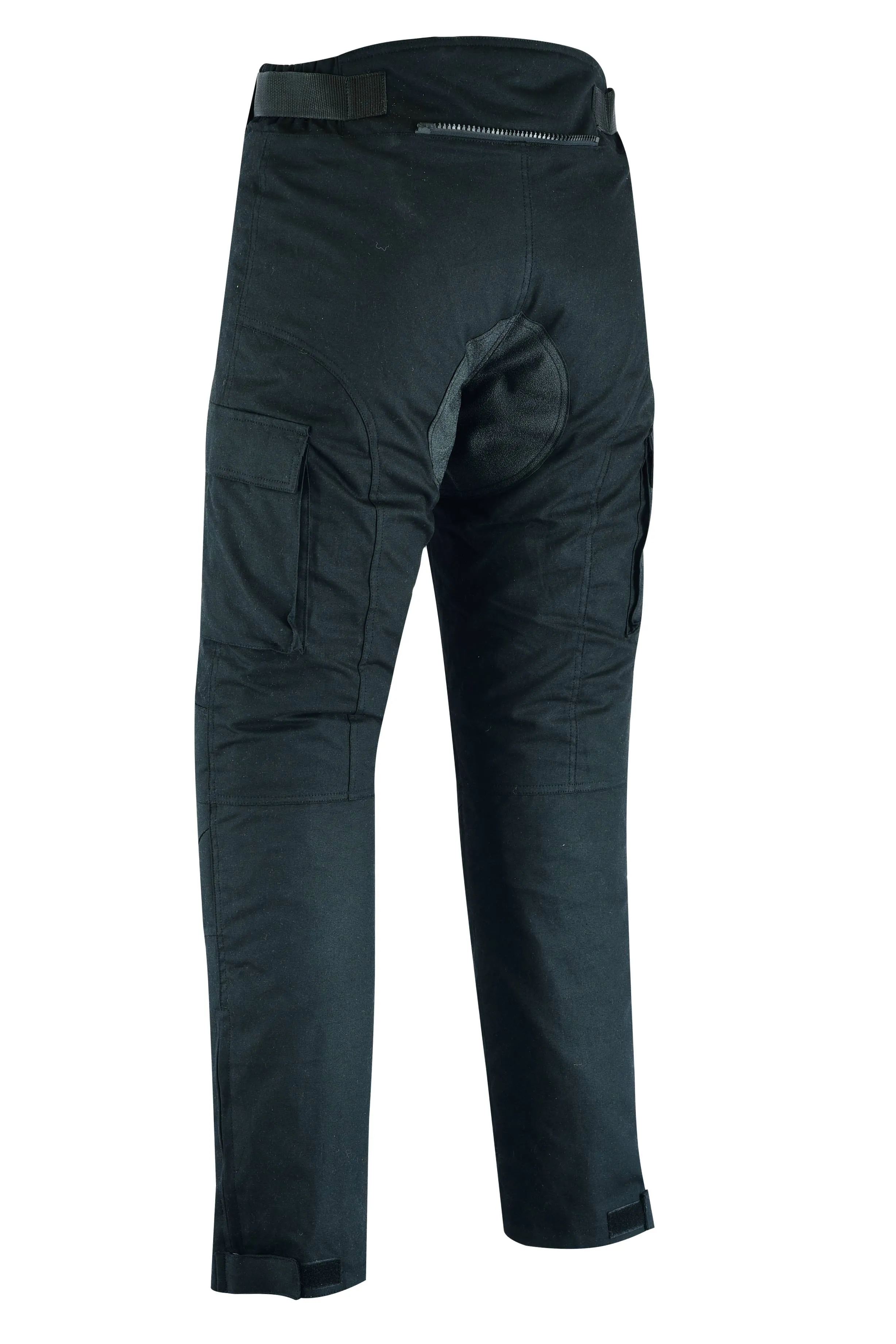 Warrior Gears Waterproof Trousers Men, Waxed Cotton Motorcycle Trousers for Men with Removable Lining and CE Armours